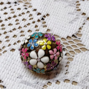 Women's Costume Ring Wild Flowers